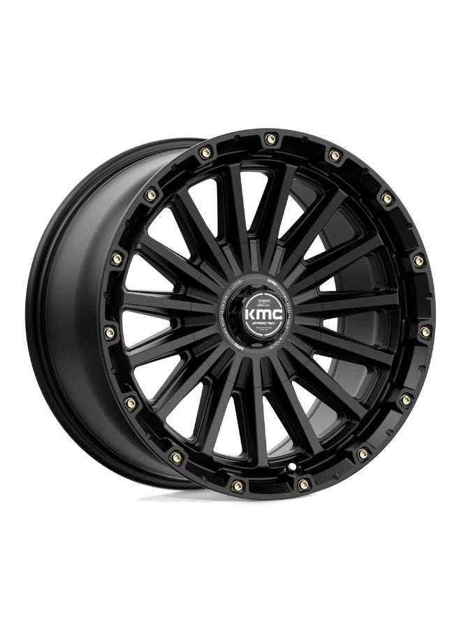 كي ام سي كم 102 17×9 6×135/6×139.7 ET-12 CB106.2 أسود لامع - Image 2